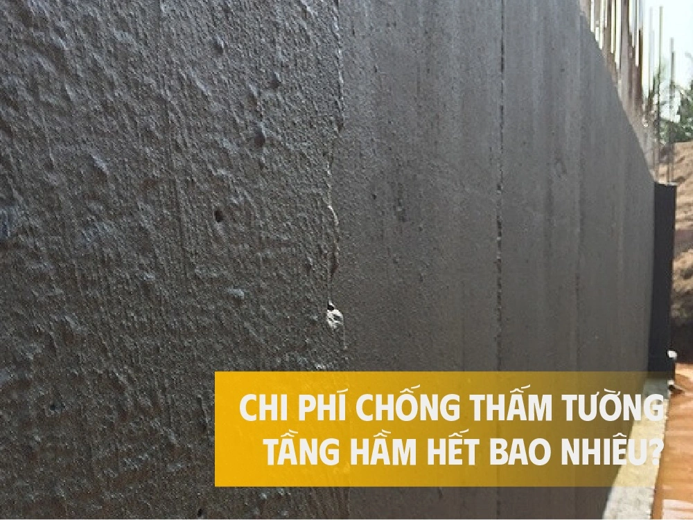 Chi phí chống thấm tầng hầm?